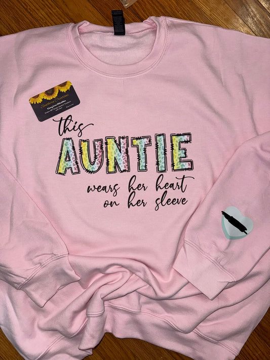 Auntie wears heart on sleeve